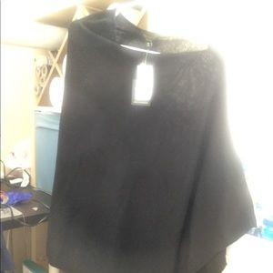 Charter club cashmere poncho NWT